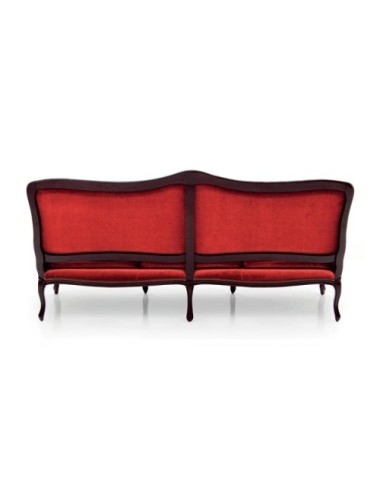 Cloe velvetowa sofa na wysokich nóżkach