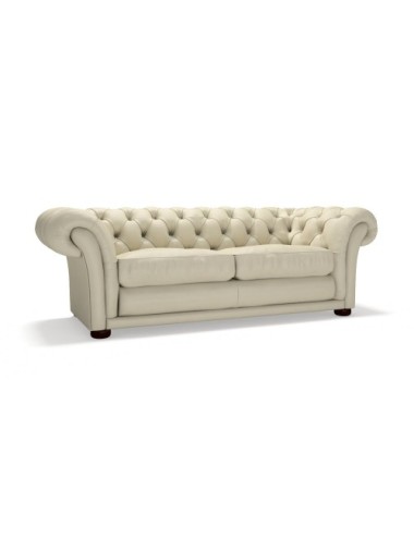 Luiziana 190 cm biała sofa chesterfield