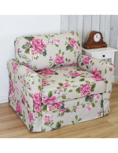 Sofa Vintage ze zdejmowanym obiciem Flower 110