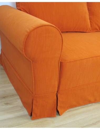 Klasyczna sofa z pokrowcem Flower 246 cm