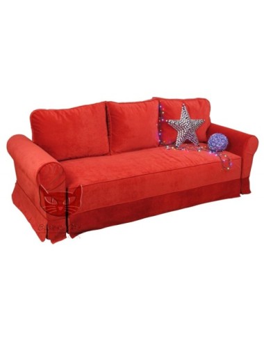 Klasyczna sofa z pokrowcem Flower 246 cm