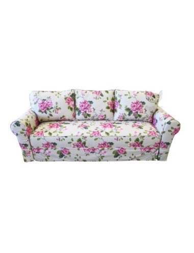 Klasyczna sofa z pokrowcem Flower 246 cm