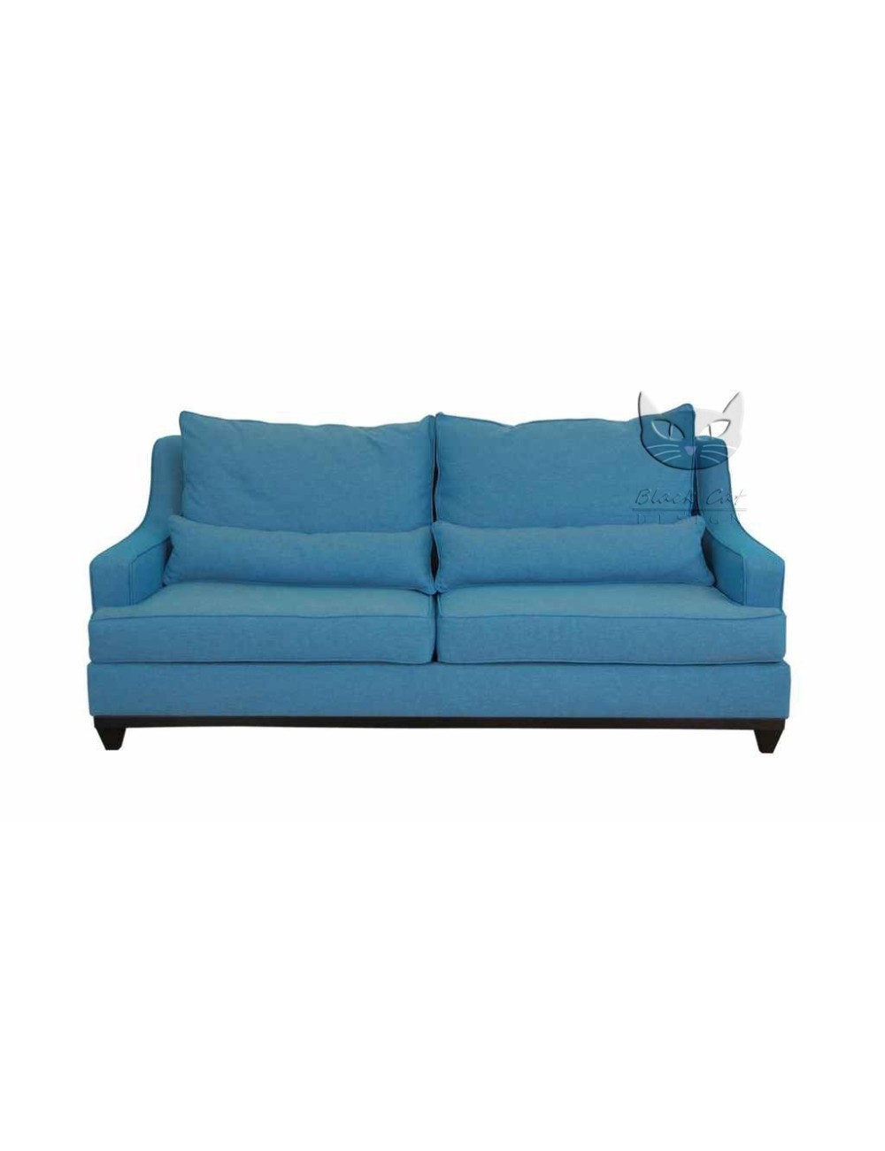 Sofa w stylu retro nierozkładana - Lukrecja 215