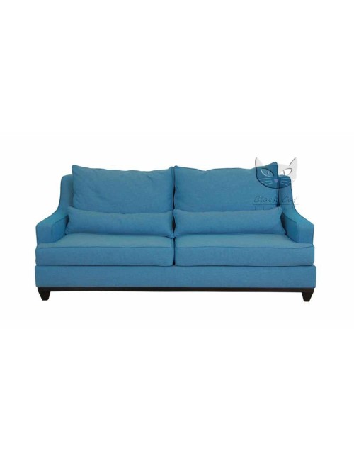 Sofa w stylu retro nierozkładana - Lukrecja 215