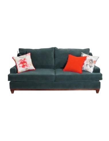 Sofa w stylu retro nierozkładana - Lukrecja 215