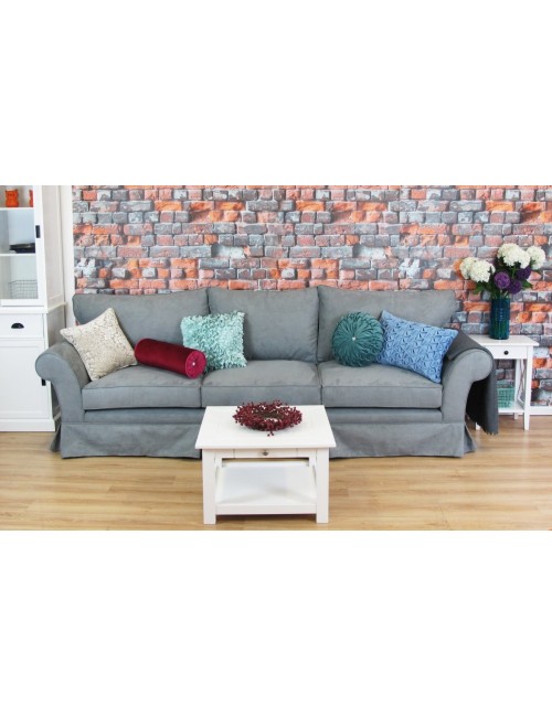 Wygodna sofa na wymiar w stylu prowansalskim - Federica 290