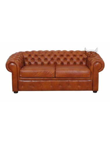 Skórzana sofa w angielskim stylu - Chesterfield Retro 200