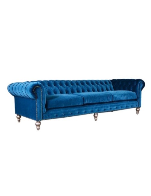 Wygodna pikowana sofa chesterfield - Lisa