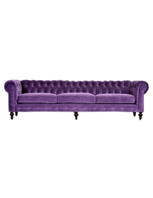 Wygodna pikowana sofa chesterfield - Lisa