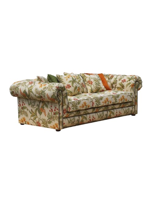 Sofa Chesterfield w kwiaty - Chesterfield Flower