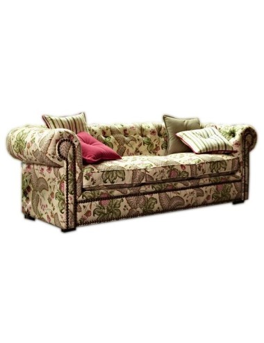 Sofa Chesterfield w kwiaty - Chesterfield Flower