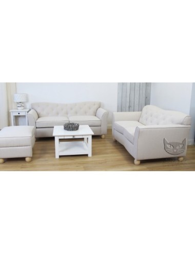 Stylizowana pikowana sofa Toffy 180 cm