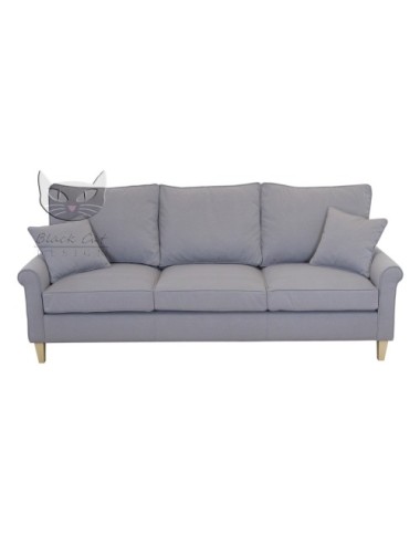 Aramis 240 cm - nierozkładana sofa do salonu na wysokich nóżkach