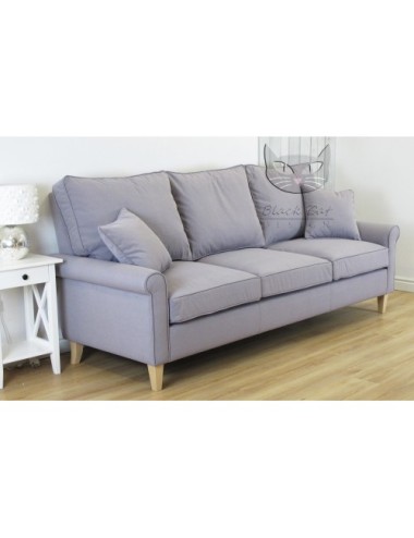 Aramis 240 cm - nierozkładana sofa do salonu na wysokich nóżkach