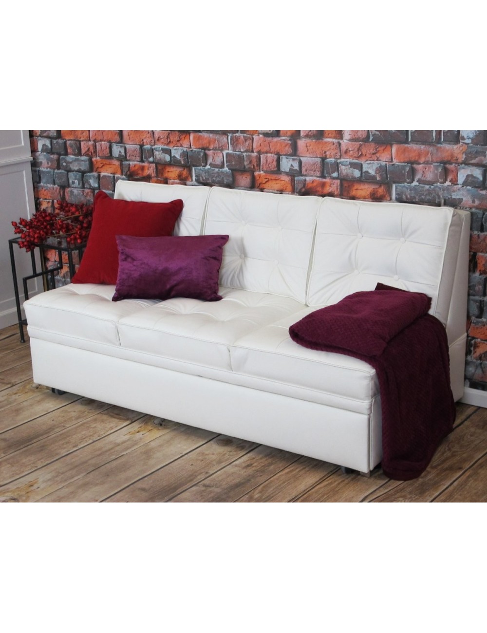 Skórzana sofa w stylu nowojorskim Christopher