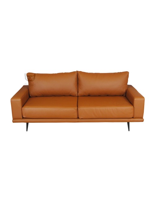 Carlton 205 cm - nierozkładana skórzana sofa