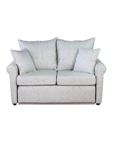 Rozkładana sofa w kwiaty Rosaly 130 cm