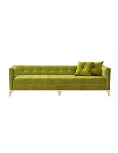 Berg 235 - pikowana sofa w kolorze butelkowej zieleni