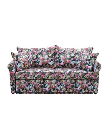 Rosaly 170 rozkładana sofa w naturalnych tkaninach z lnem