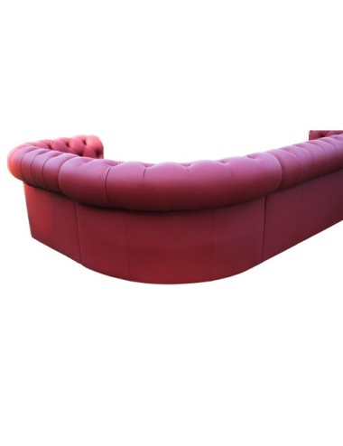 Skórzany narożnik w stylu Chesterfield Mistral 200x300