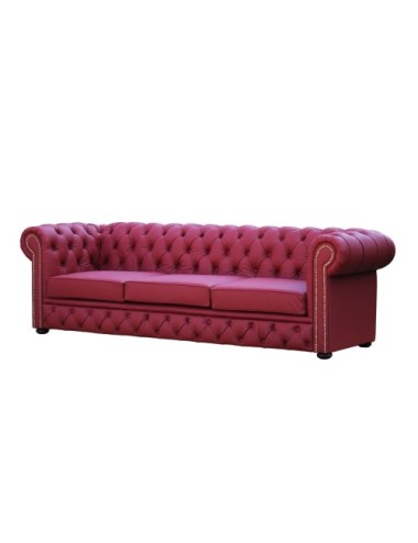 Skórzany narożnik w stylu Chesterfield Mistral 200x300