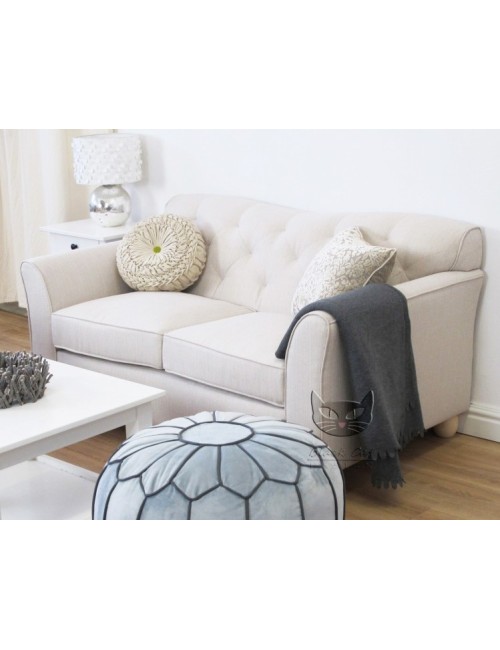 Toffy 160 cm sofa w stylu chesterfield