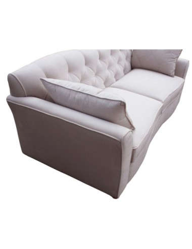 Toffy 160 cm sofa w stylu chesterfield