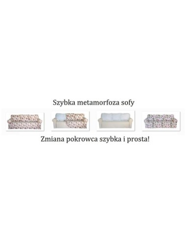 Elegancka sofa w lnianej tkaninie Samantha 270