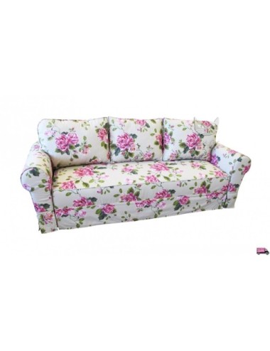 Sofa do spania z pokrowcem Flower 246