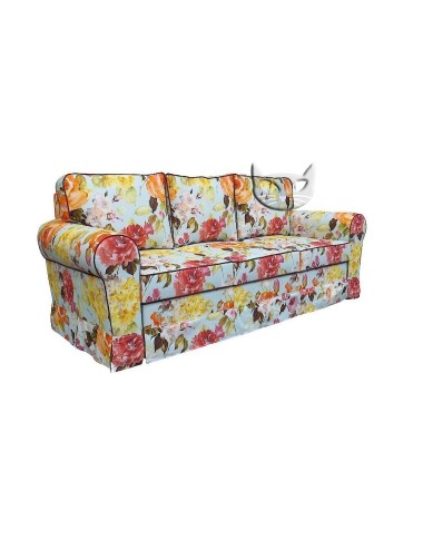 Sofa do spania z pokrowcem Flower 246